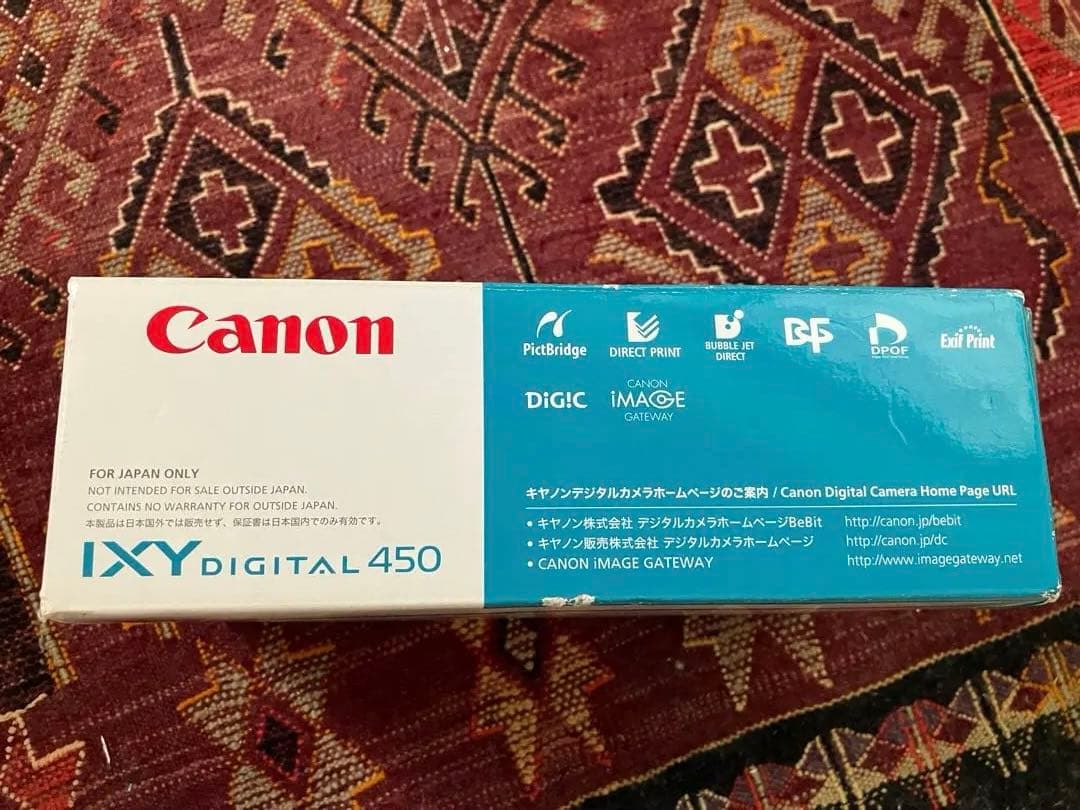【箱・付属品付き】Canon IXY DIGITAL 4.0メガピクセル