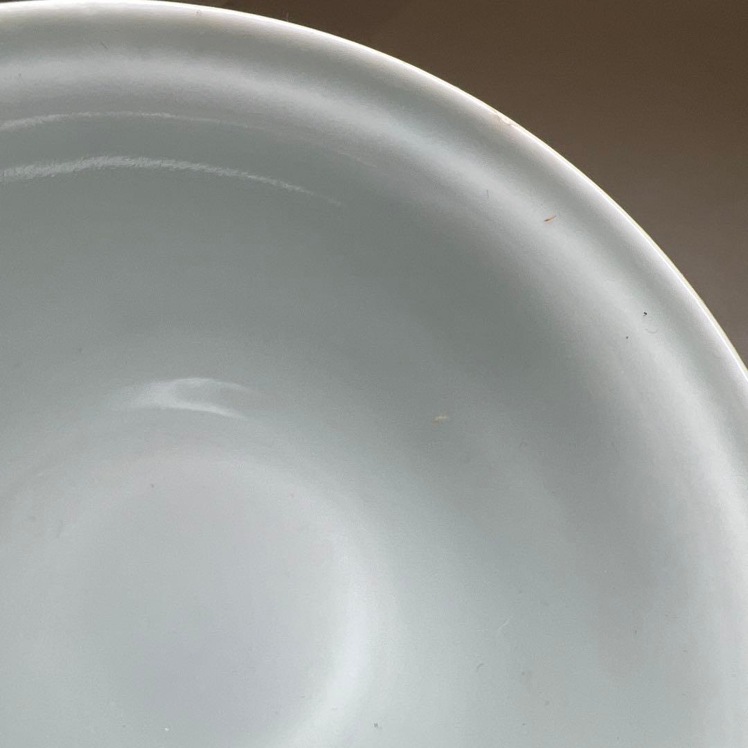 中国清時代　新渡青花蓋茶碗2客　身口径約9.5㎝　東Y8-0217☆2F