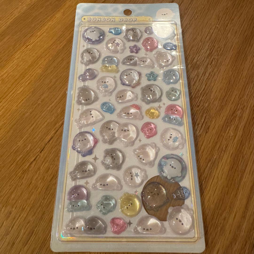 【正規品】【当日発送】水族館限定 ボンボンドロップシール 8点セット