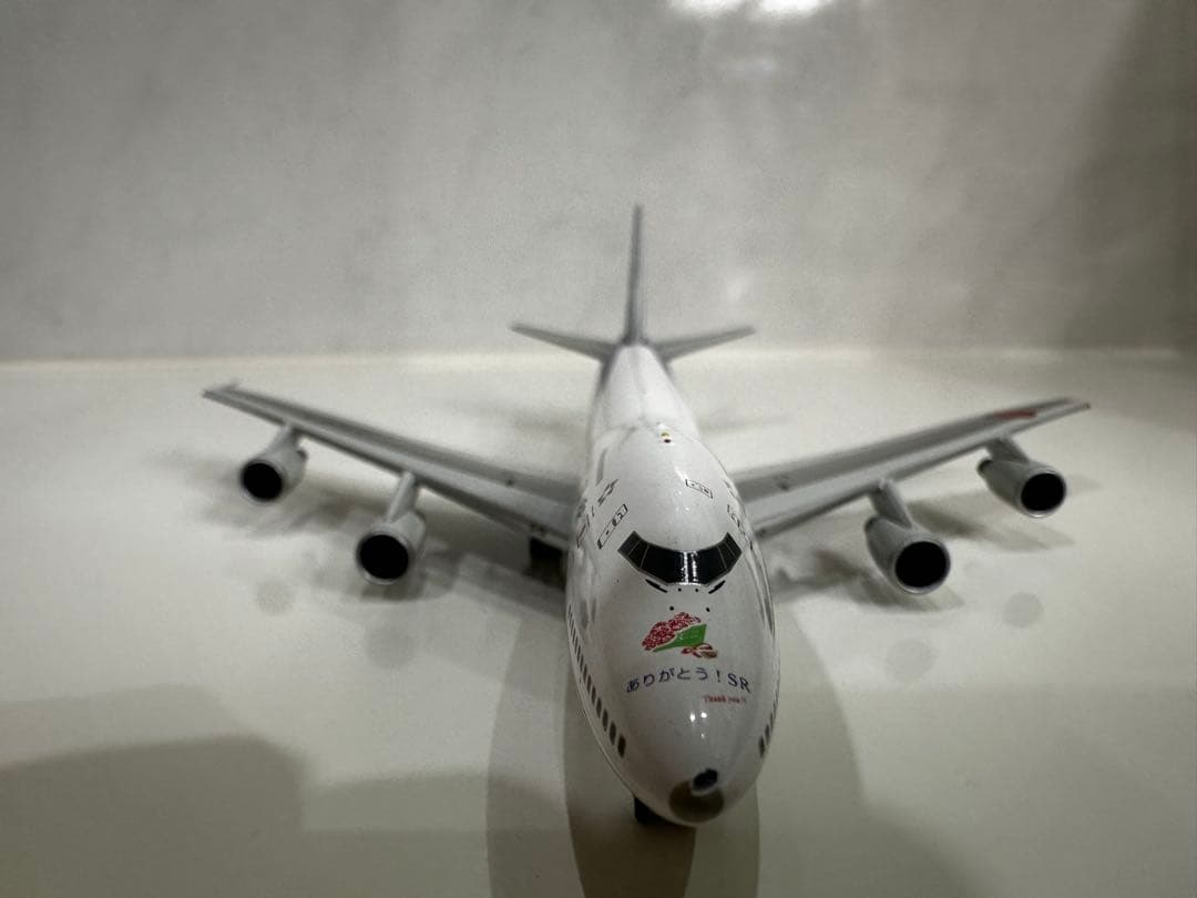 ANA 747-100SRありがとう！SR特別塗装 1/400ダイキャストモデル