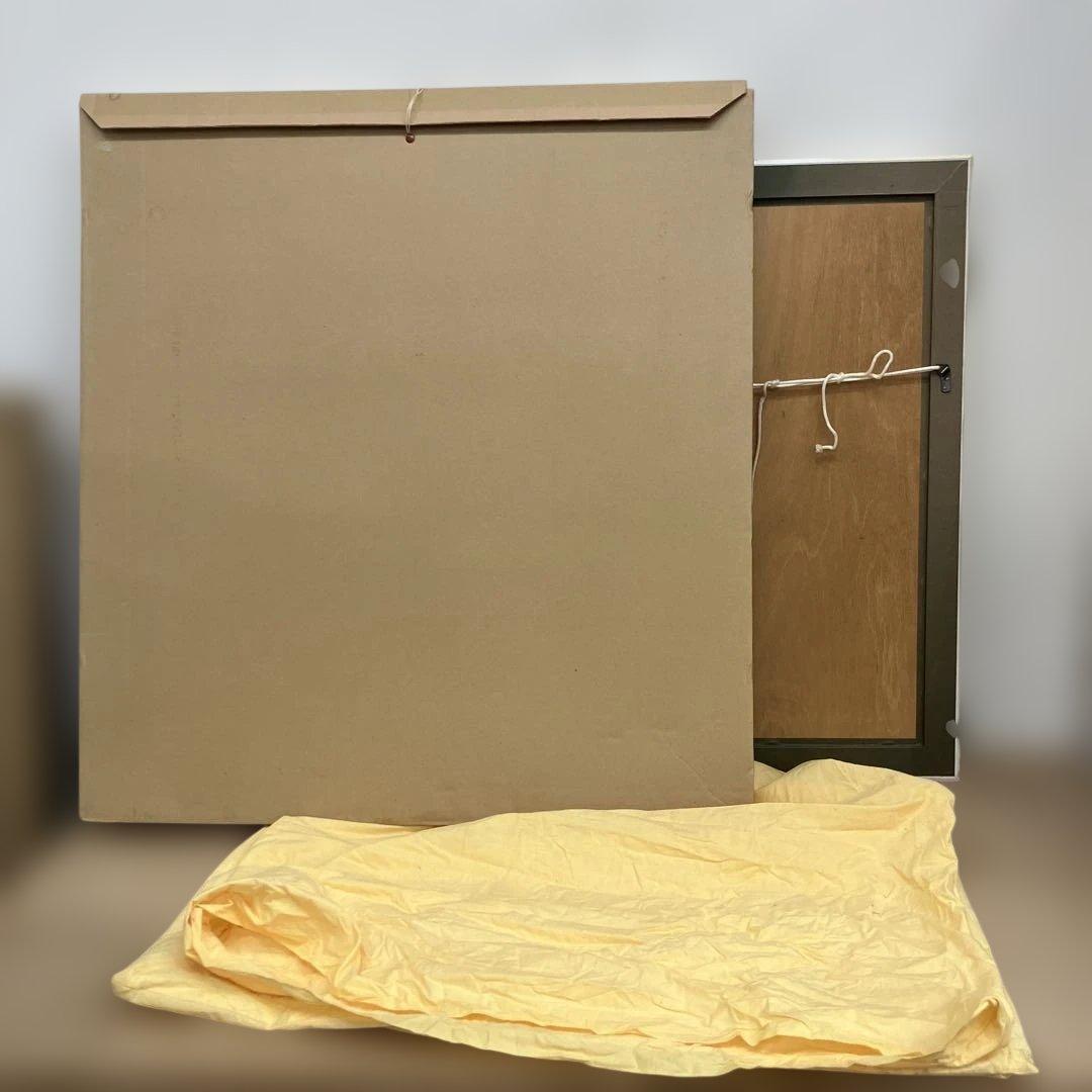 レスリーセイヤー シルクスクリーン花束 Pueto Bouquet サイン入り