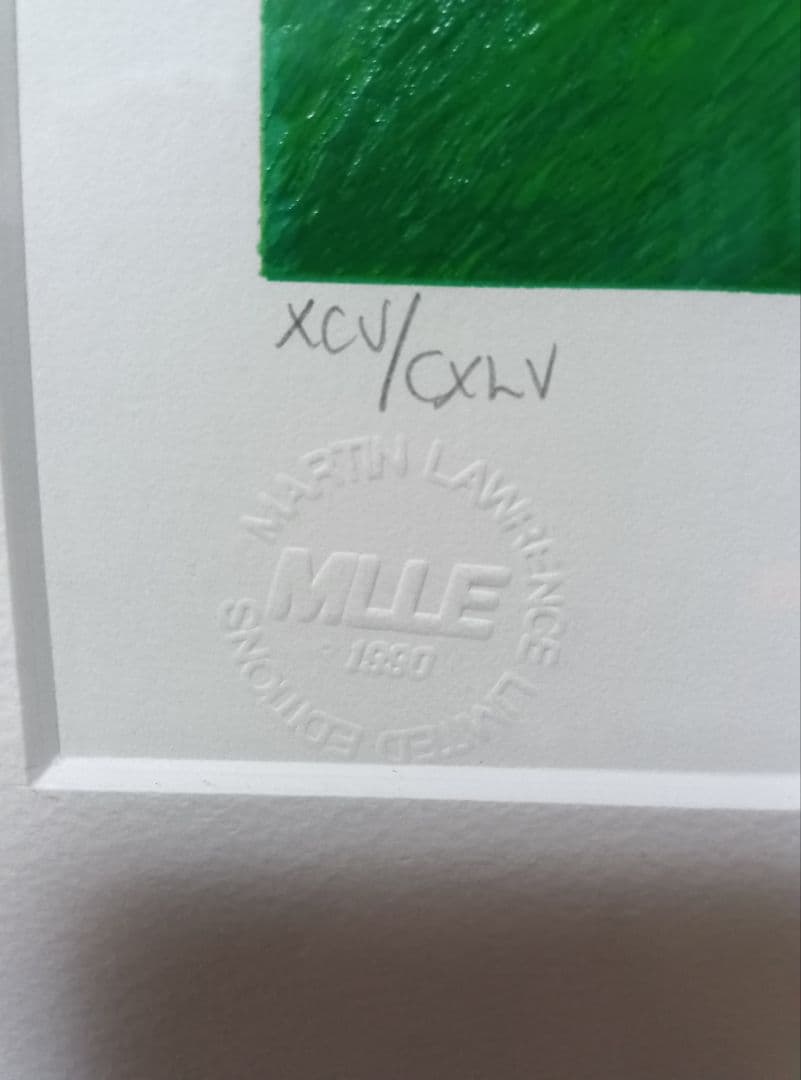 マーク•キング　シルクスクリーン　サイン・ナンバー有り