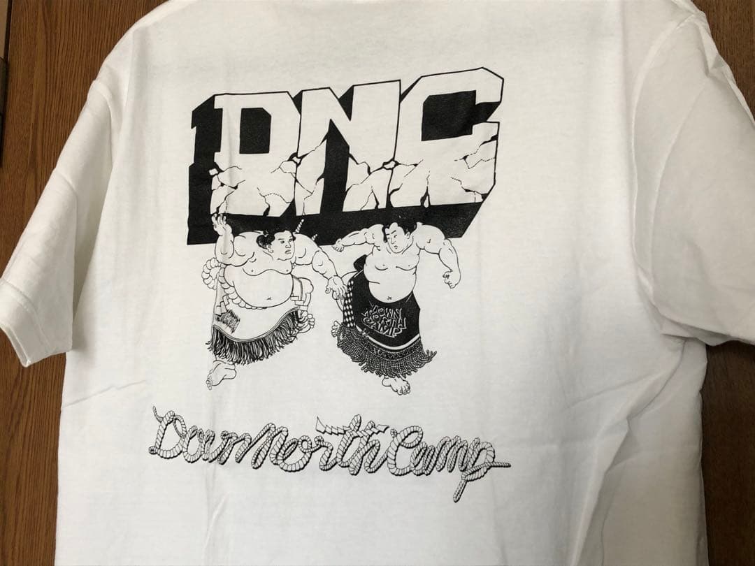 DOWN NORTH CAMP 相撲 Tシャツ Lサイズ レア