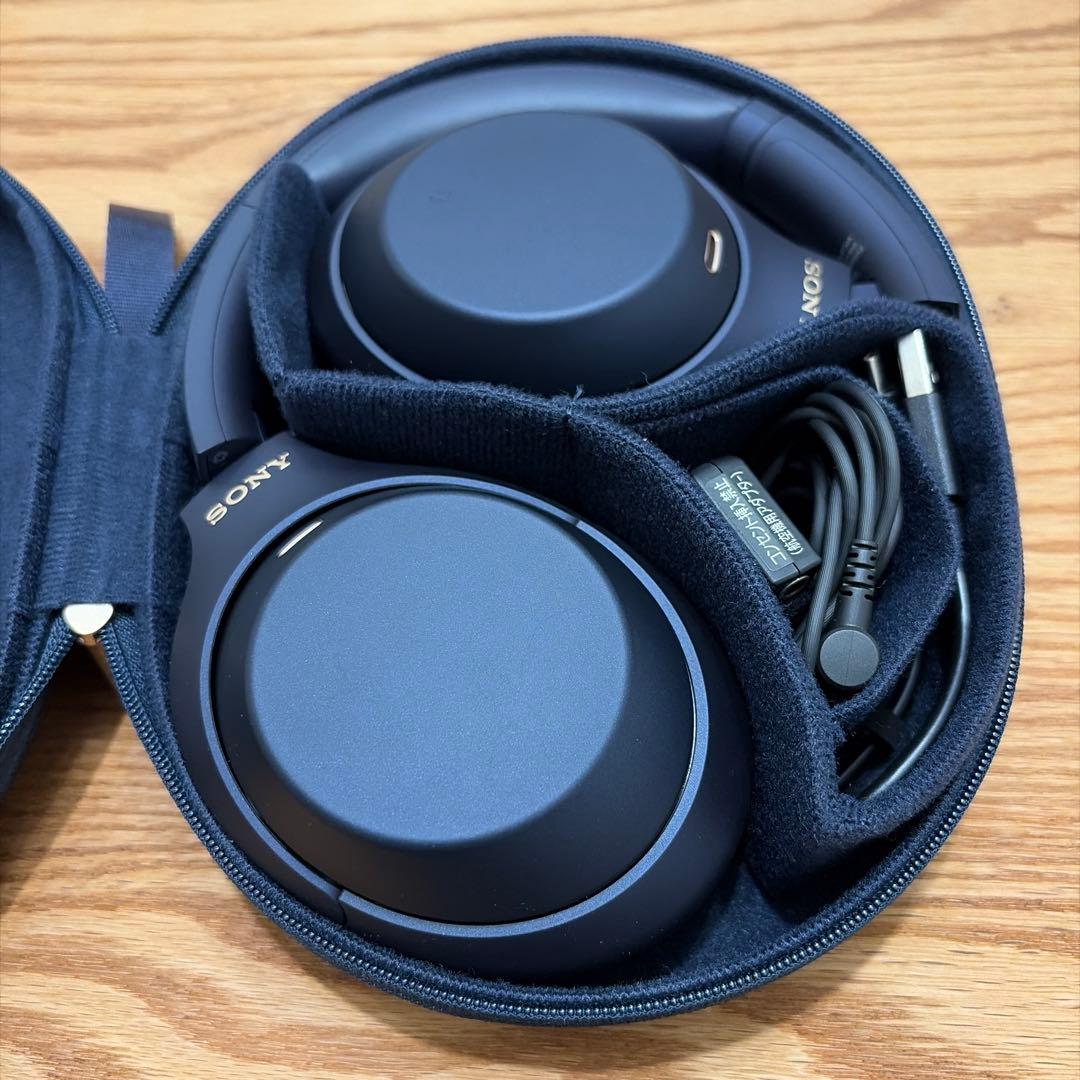 SONY WH-1000XM4 ワイヤレスヘッドホン ミッドナイトブルー