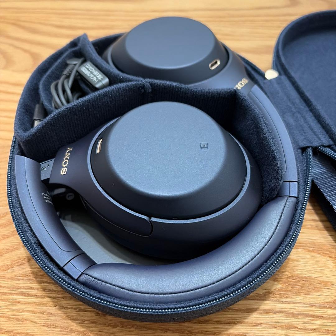 SONY WH-1000XM4 ワイヤレスヘッドホン ミッドナイトブルー