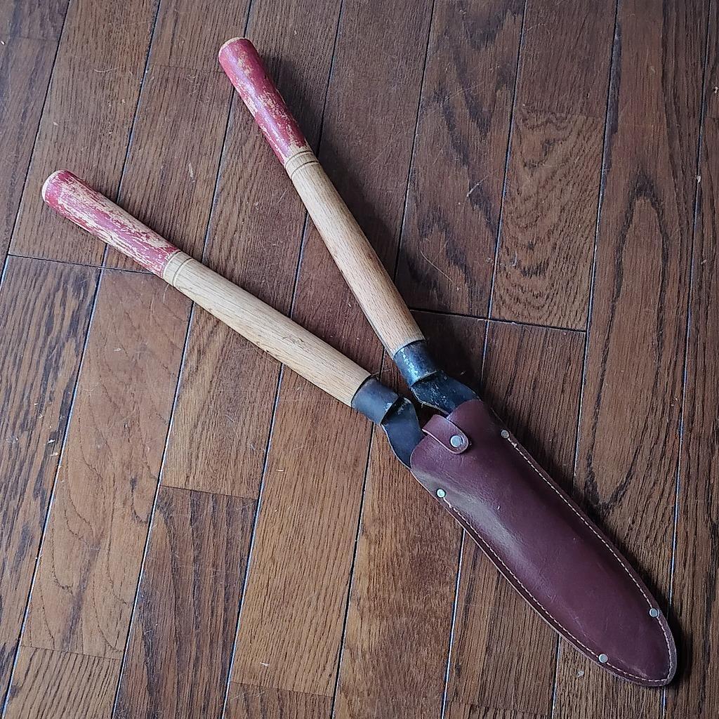 刈込鋏 堺 山仙 刃物 特製 鋼付 刃長145㎜ 全長約510㎜ 《0362》