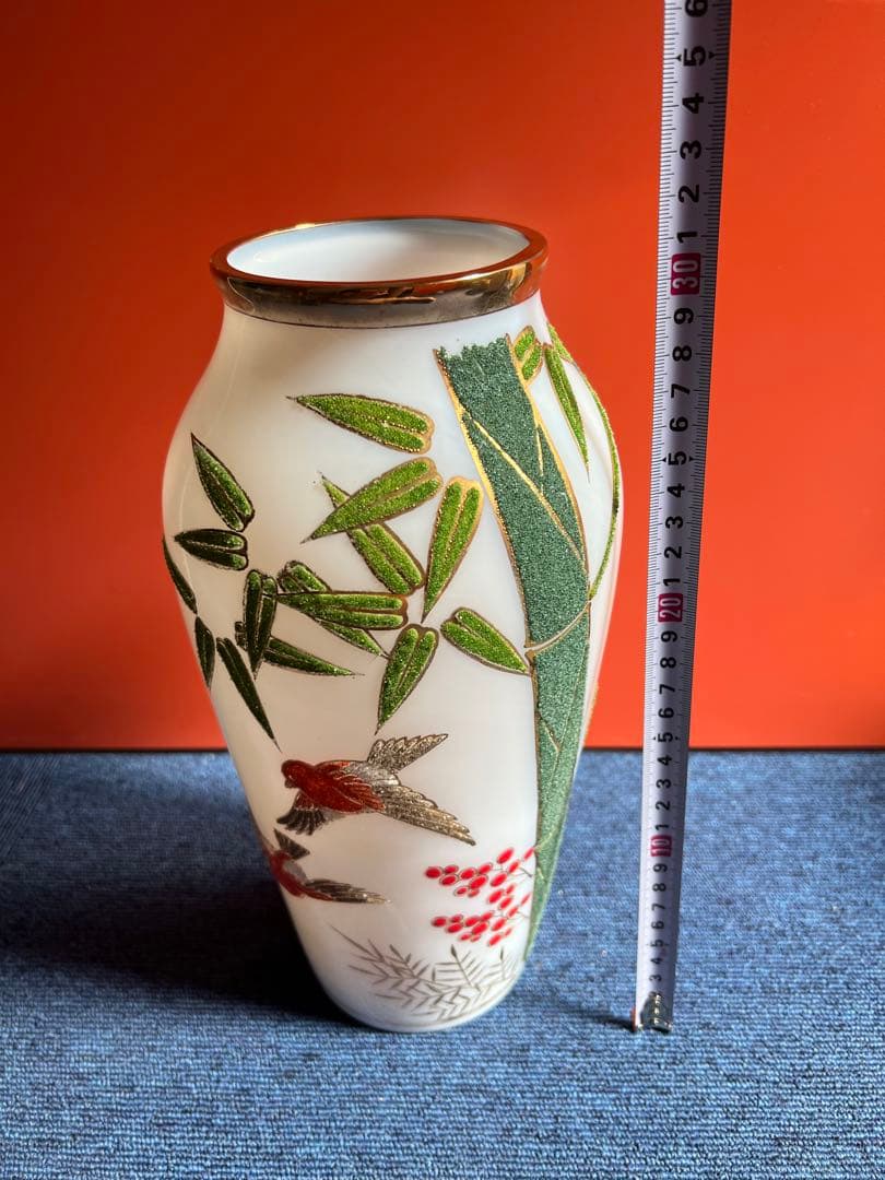 1016  玻璃七宝　静風　花瓶