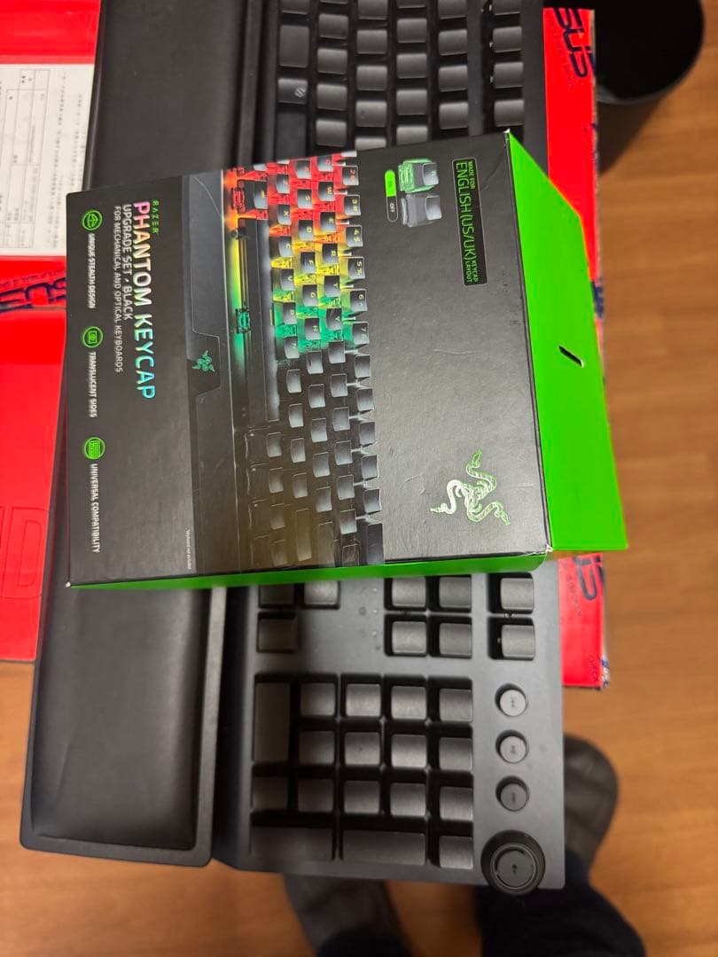 Razer BlackWidow V3 Pro 緑軸 Keycap付属