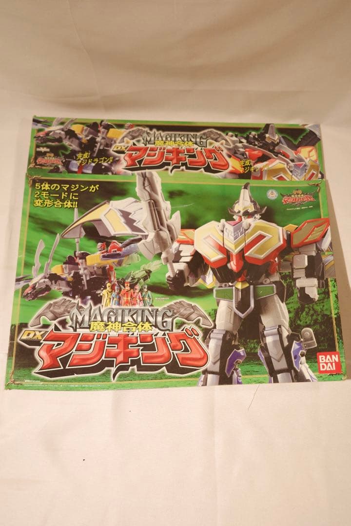 【DXマジレンジャー 4体セット】マジキング他 箱付 当時品
