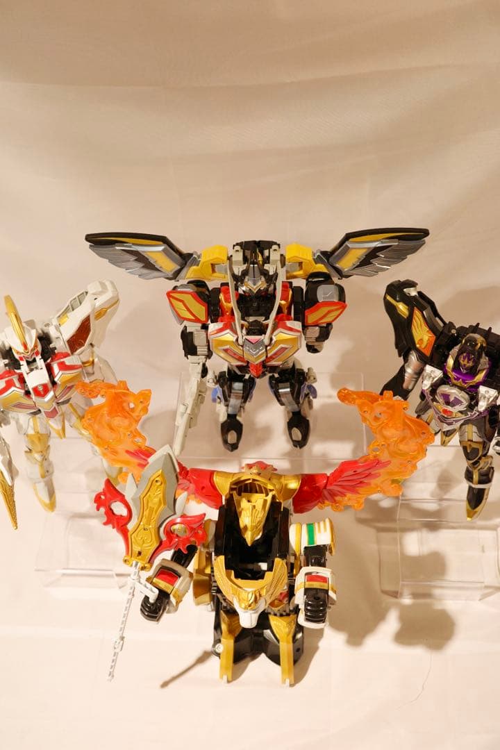 【DXマジレンジャー 4体セット】マジキング他 箱付 当時品