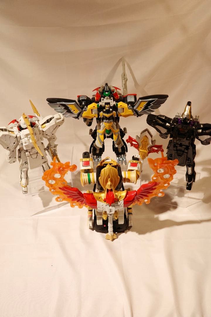 【DXマジレンジャー 4体セット】マジキング他 箱付 当時品