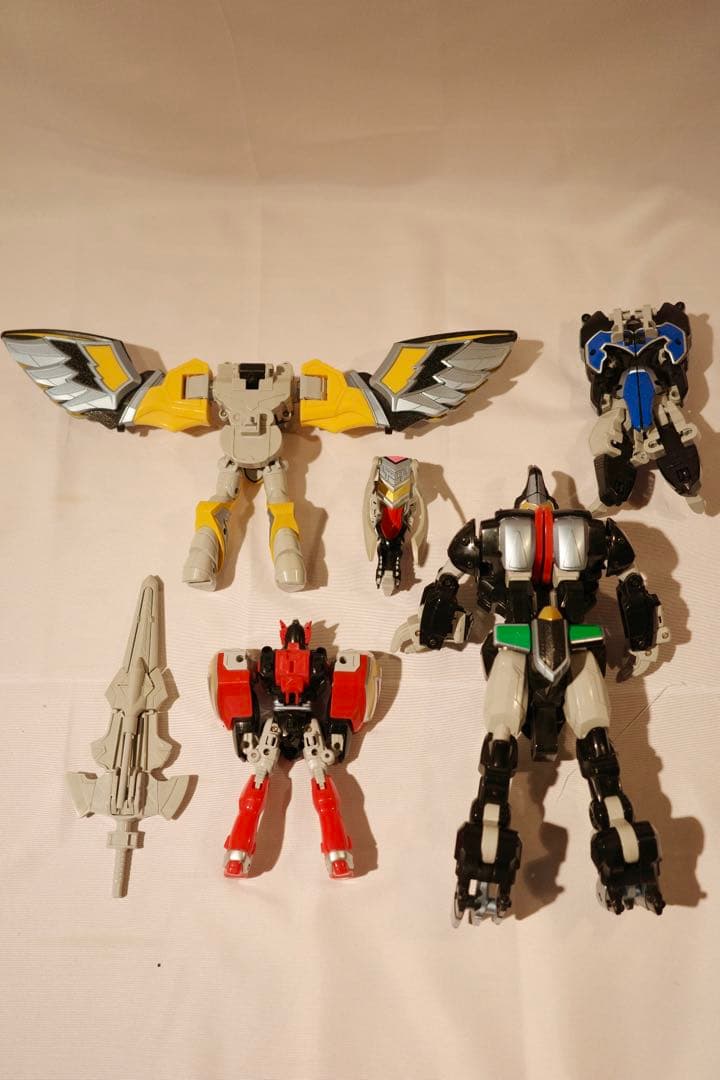 【DXマジレンジャー 4体セット】マジキング他 箱付 当時品