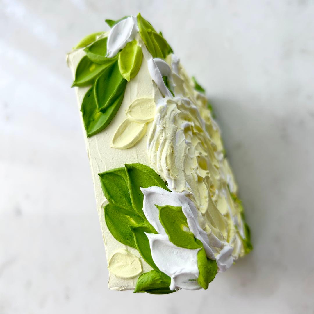 Yellow Rose 絵画原画 アクリル画テクスチャーアート