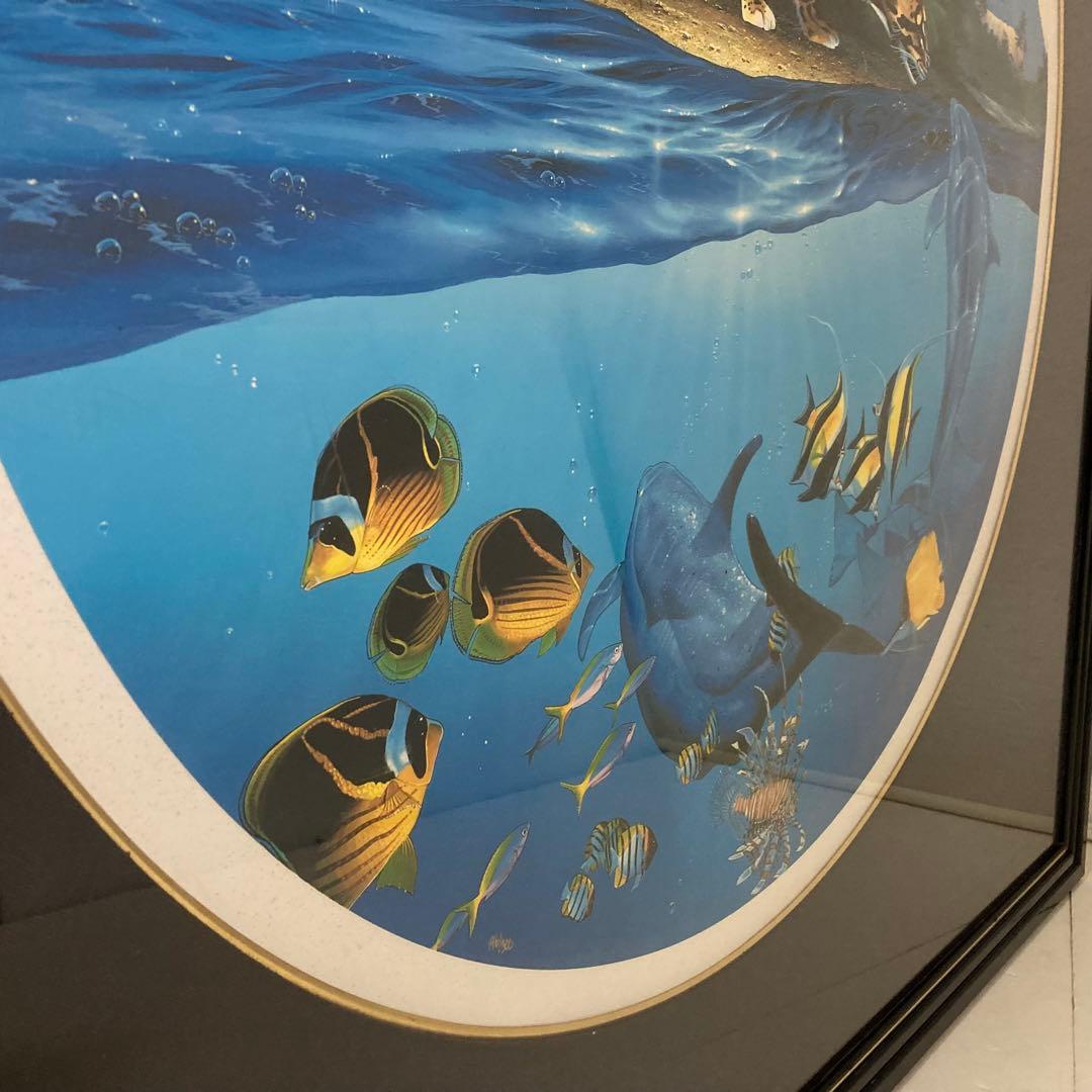 クリスチャン・ラッセン 『マジェスティックエンカウンター 』 額 大型 レトロ