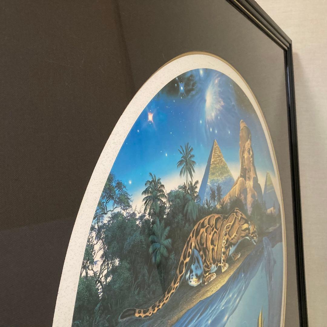 クリスチャン・ラッセン 『マジェスティックエンカウンター 』 額 大型 レトロ