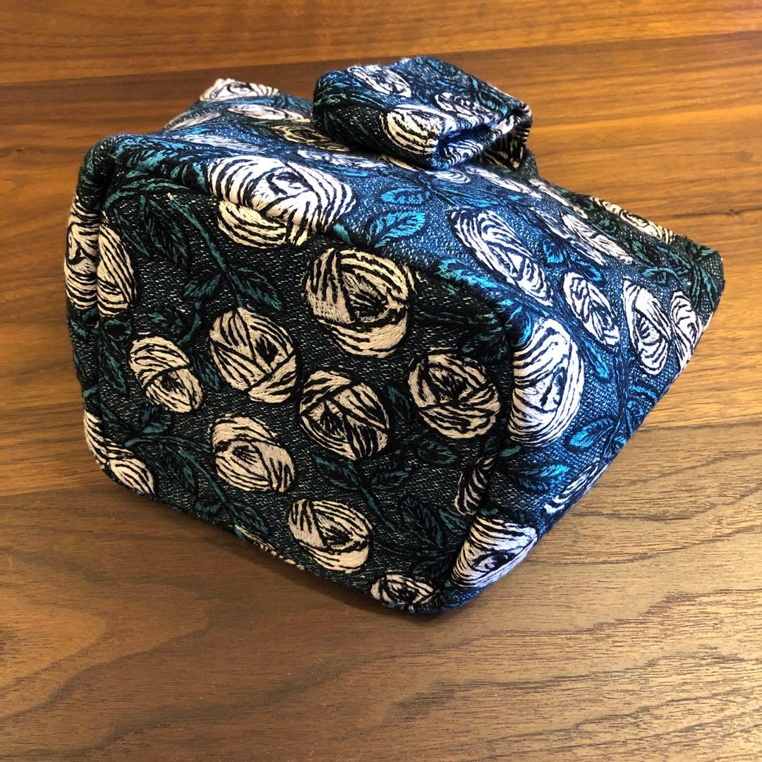 ハンドメイド ミニ手さげバッグ ミナペルホネンrosy訳あり⚠️