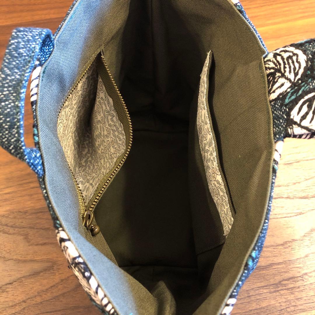 ハンドメイド ミニ手さげバッグ ミナペルホネンrosy訳あり⚠️
