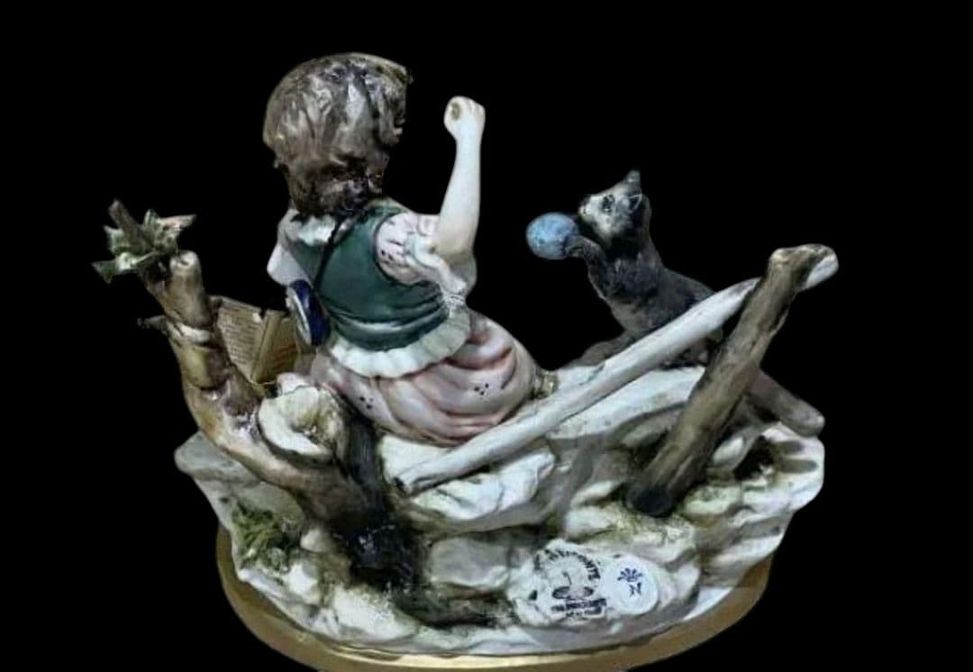 【希少 】限定品　カポディモンテ フィギュリン　証明書付き