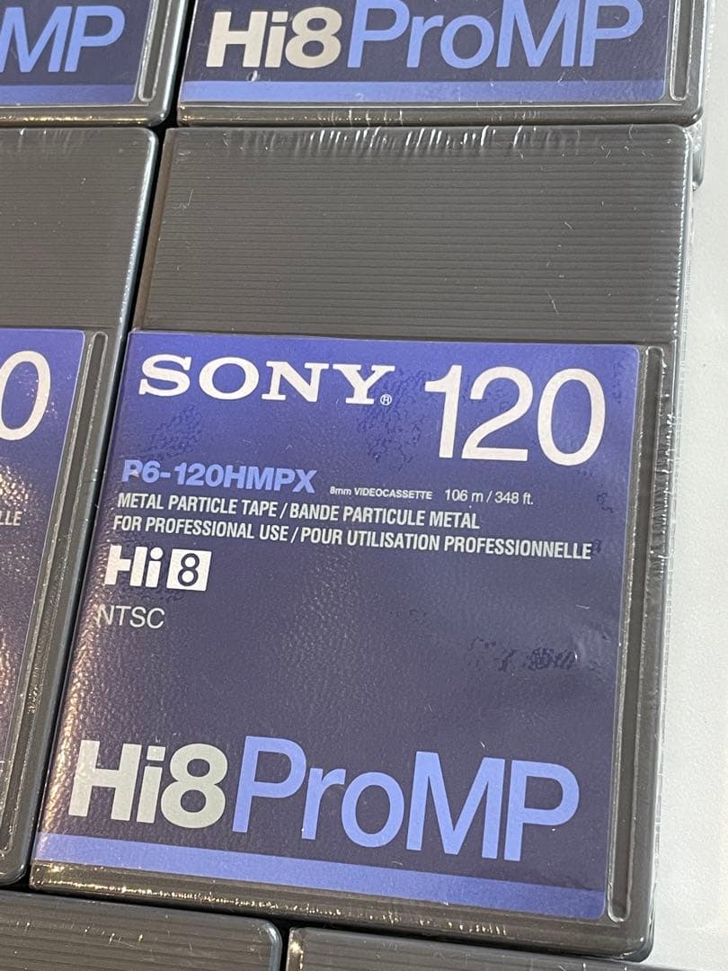 未開封10コ大量 Sonyビデオhi-8 p6-120hmpx P6-60