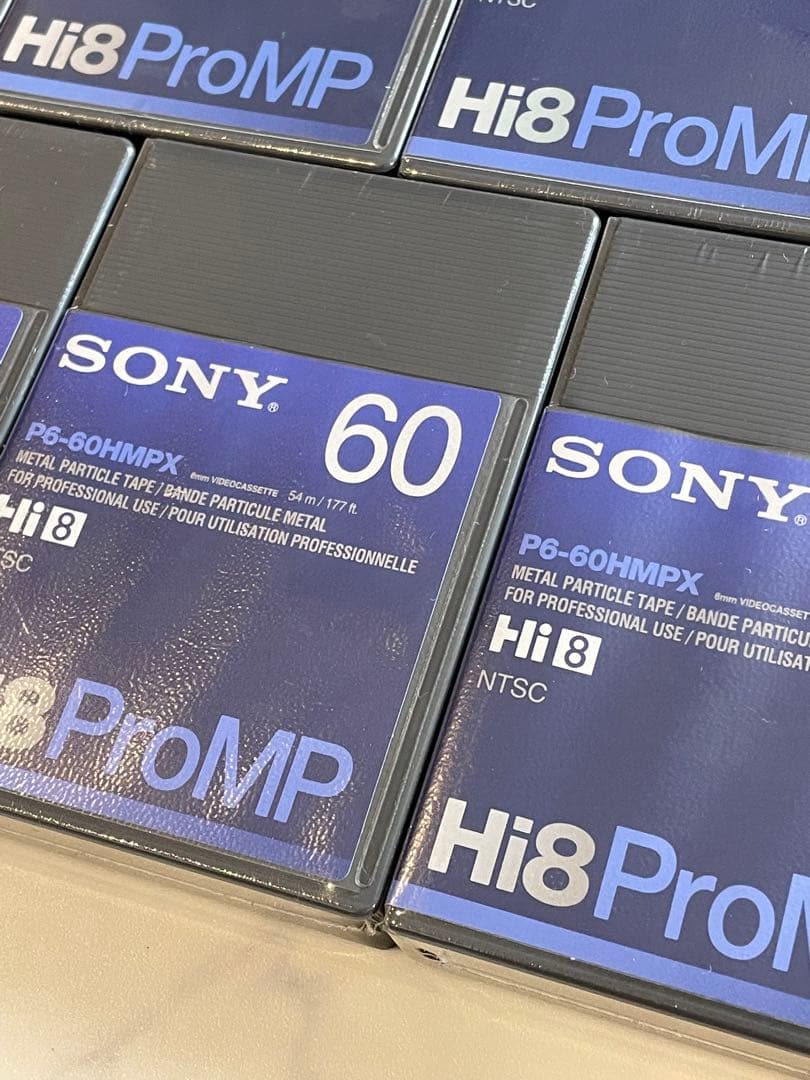 未開封10コ大量 Sonyビデオhi-8 p6-120hmpx P6-60