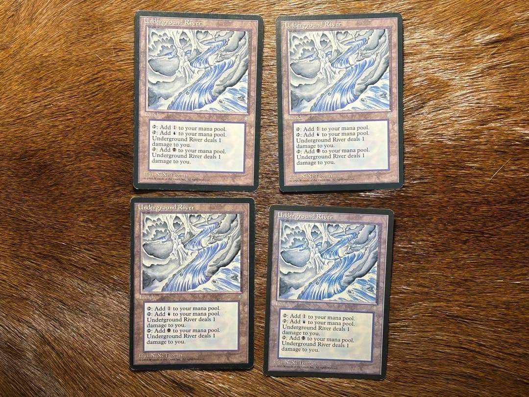 MTG 地底の大河 Underground  4枚セットICE 初版