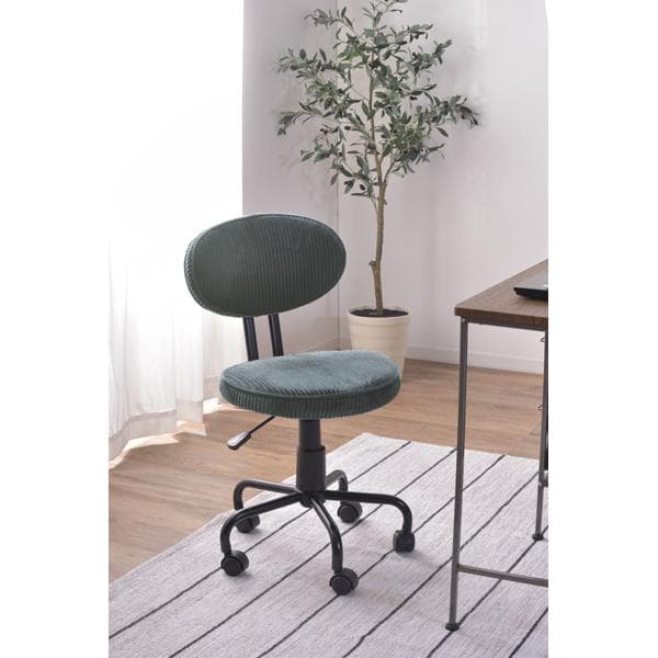 リモートワーク キャスター 高さ調整 回転 オフィス 椅子 チェア グレー