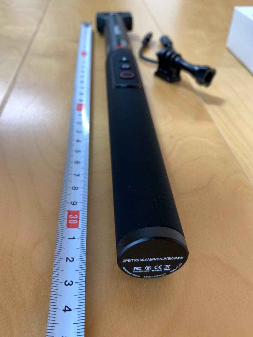 inasta360 充電式見えない自撮り棒