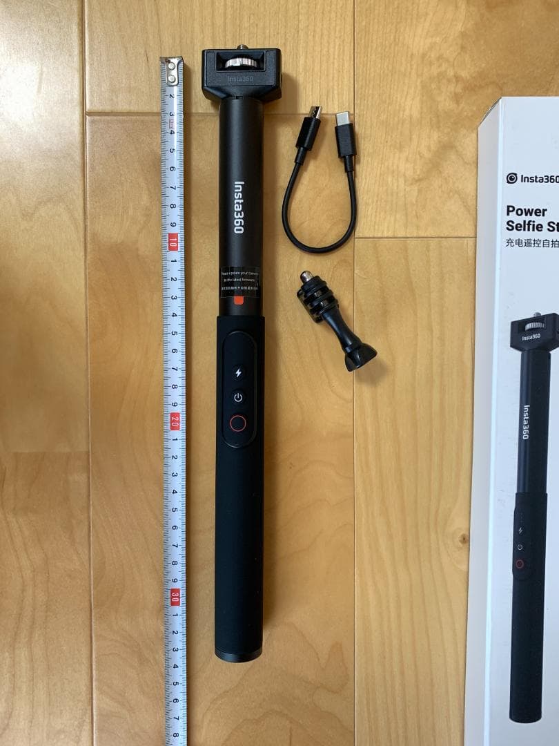 inasta360 充電式見えない自撮り棒