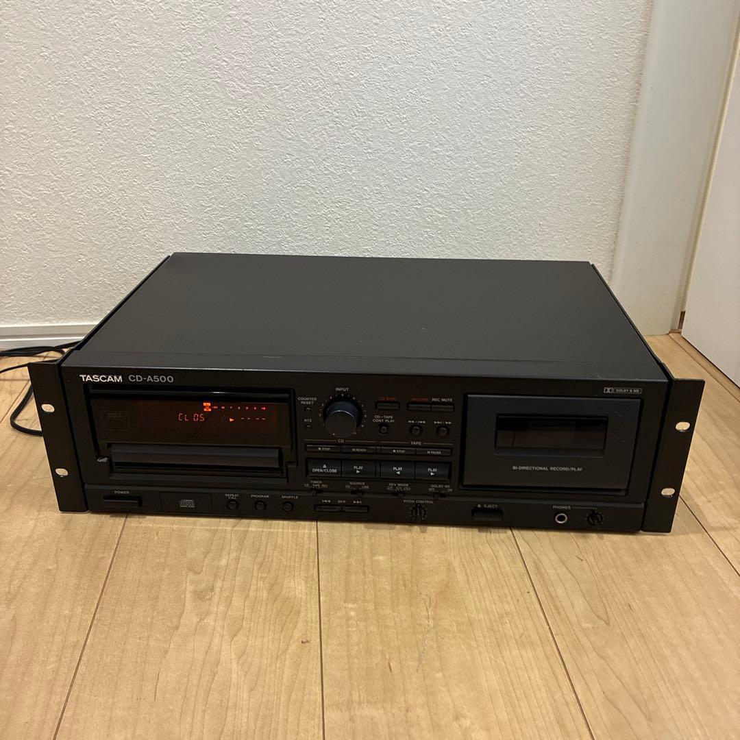 希少　動作品！TASCAM CD カセットデッキ　CD-A500