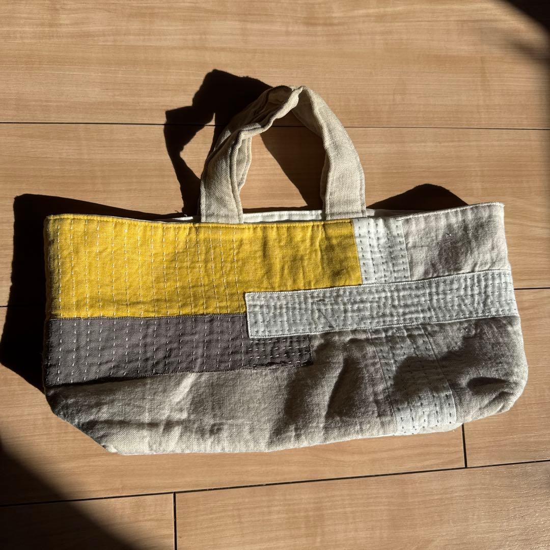 luca ルカ ハンドメイド トートバッグ クロス ナチュラル