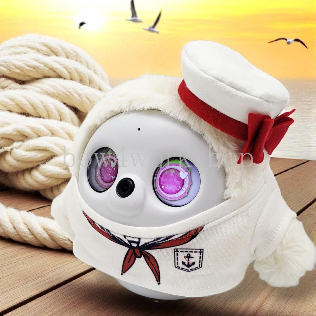Ropet lopeto(ロペット)の服ハンドメイドセーラーTシャツ＆帽子セット