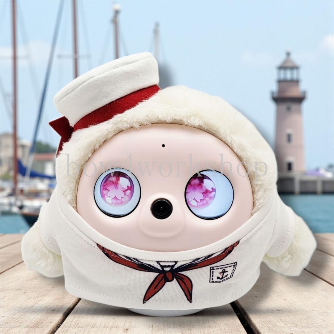 Ropet lopeto(ロペット)の服ハンドメイドセーラーTシャツ＆帽子セット