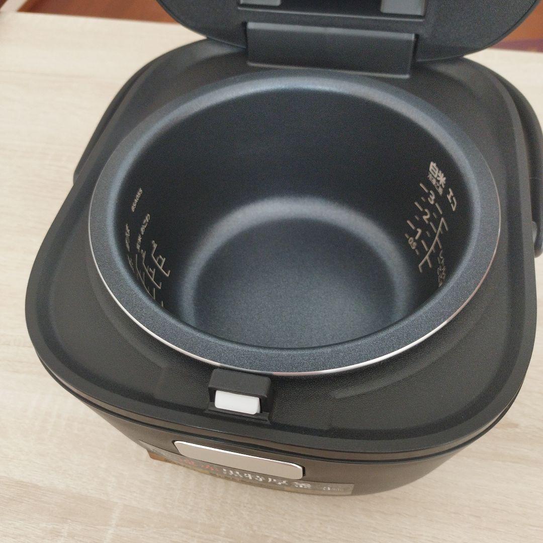 TIGER 炊飯器 黒 遠赤黒特厚釜　三合炊き