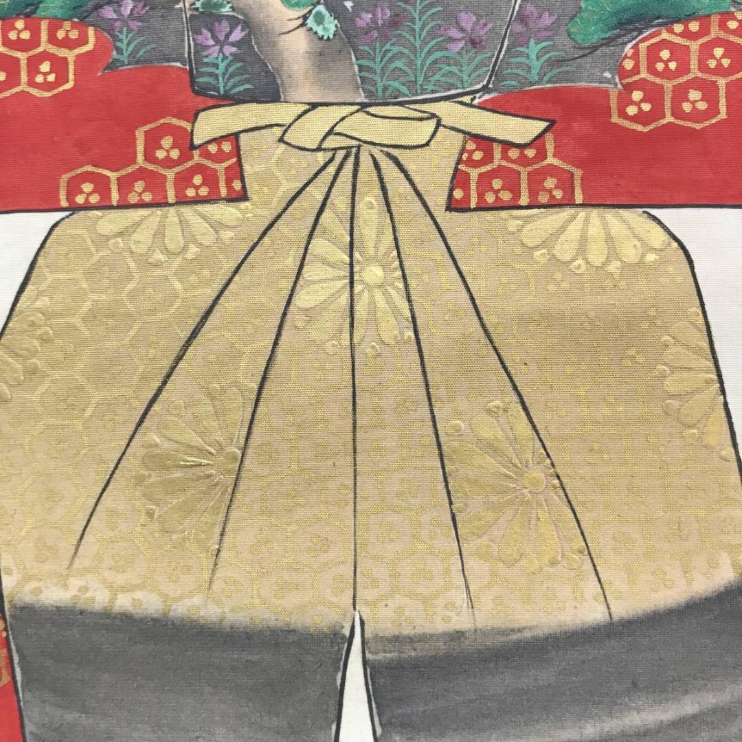 作者不詳/雛図/立雛図/ヒナ図/掛軸/名家伝来/AC-655