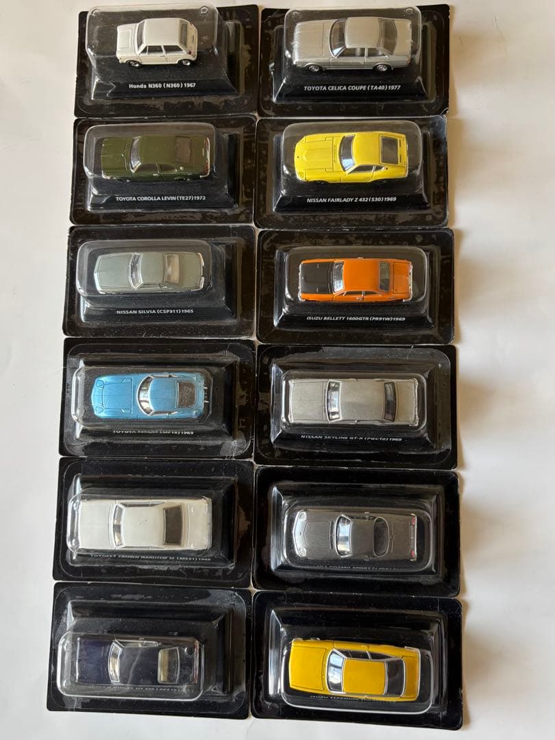 ミニカー コナミ 絶版名車コレクション 12台セット 1/64