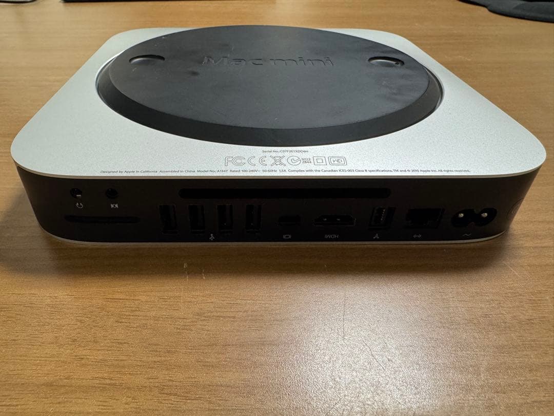 Apple Mac mini A1347 SSD 120GB 起動OK ジャンク