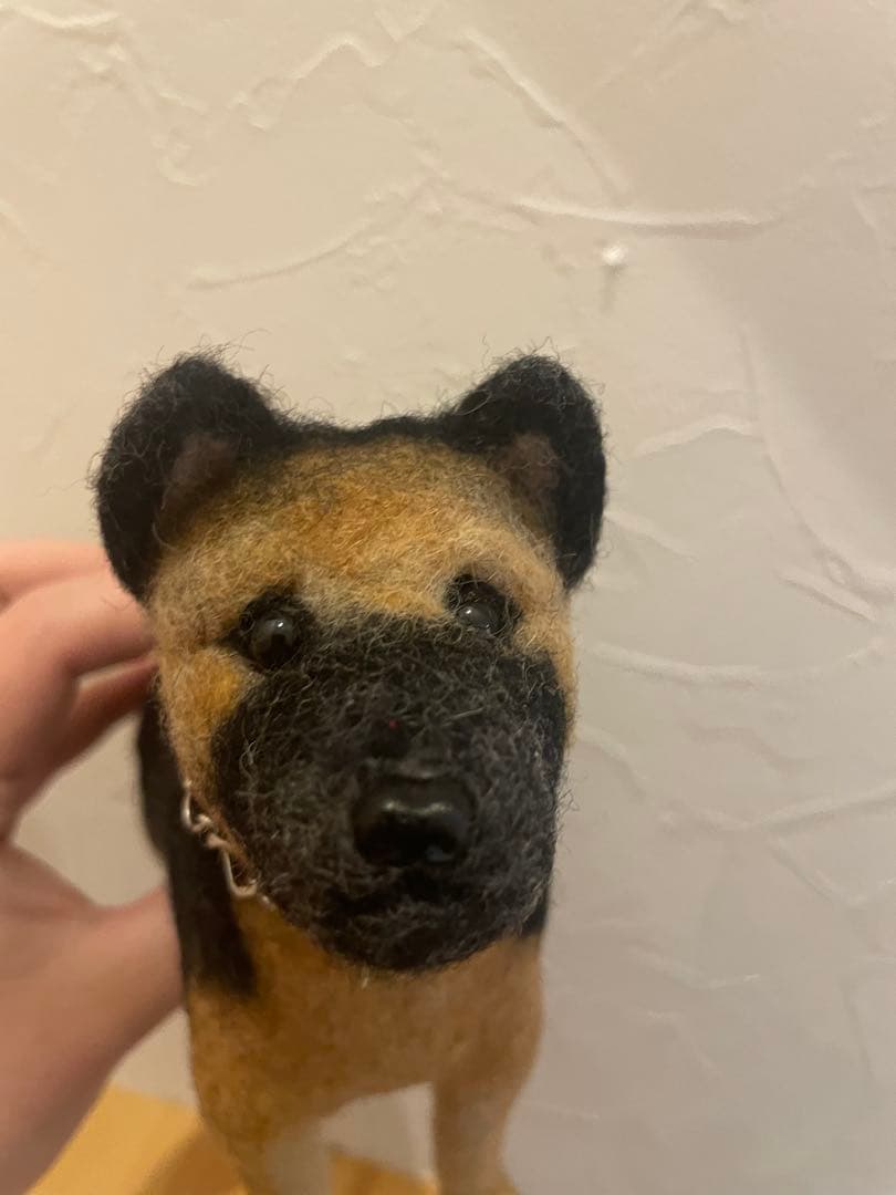 ハンドメイド　羊毛フェルト　羊毛　作品　ワンちゃん　犬