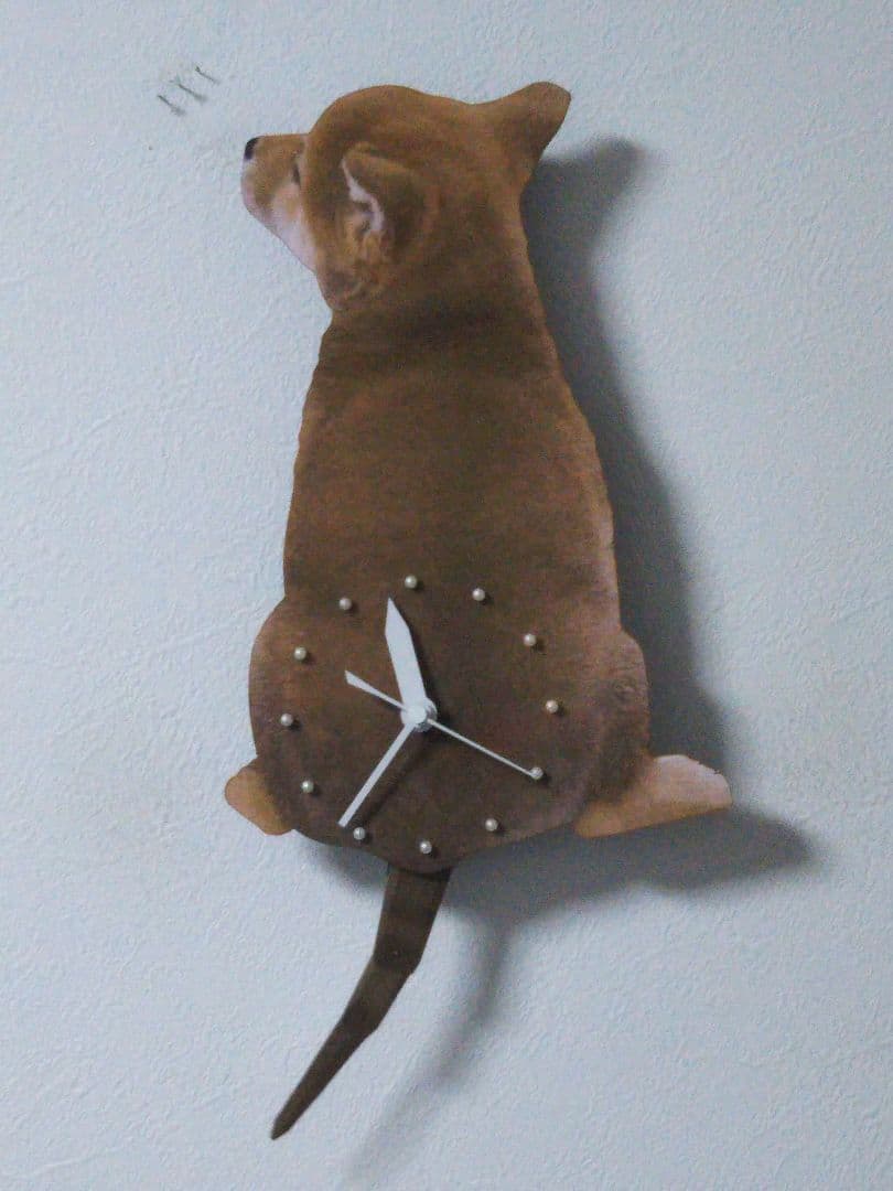 柴犬　しっぽ時計