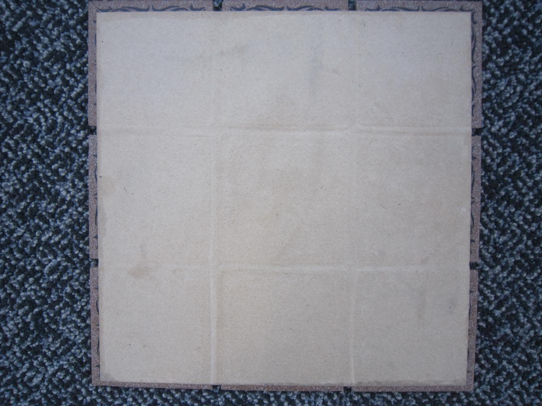 昭和６0年前後　廃盤モザイクタイル 縁回り釉薬花柄 20シートまとめて