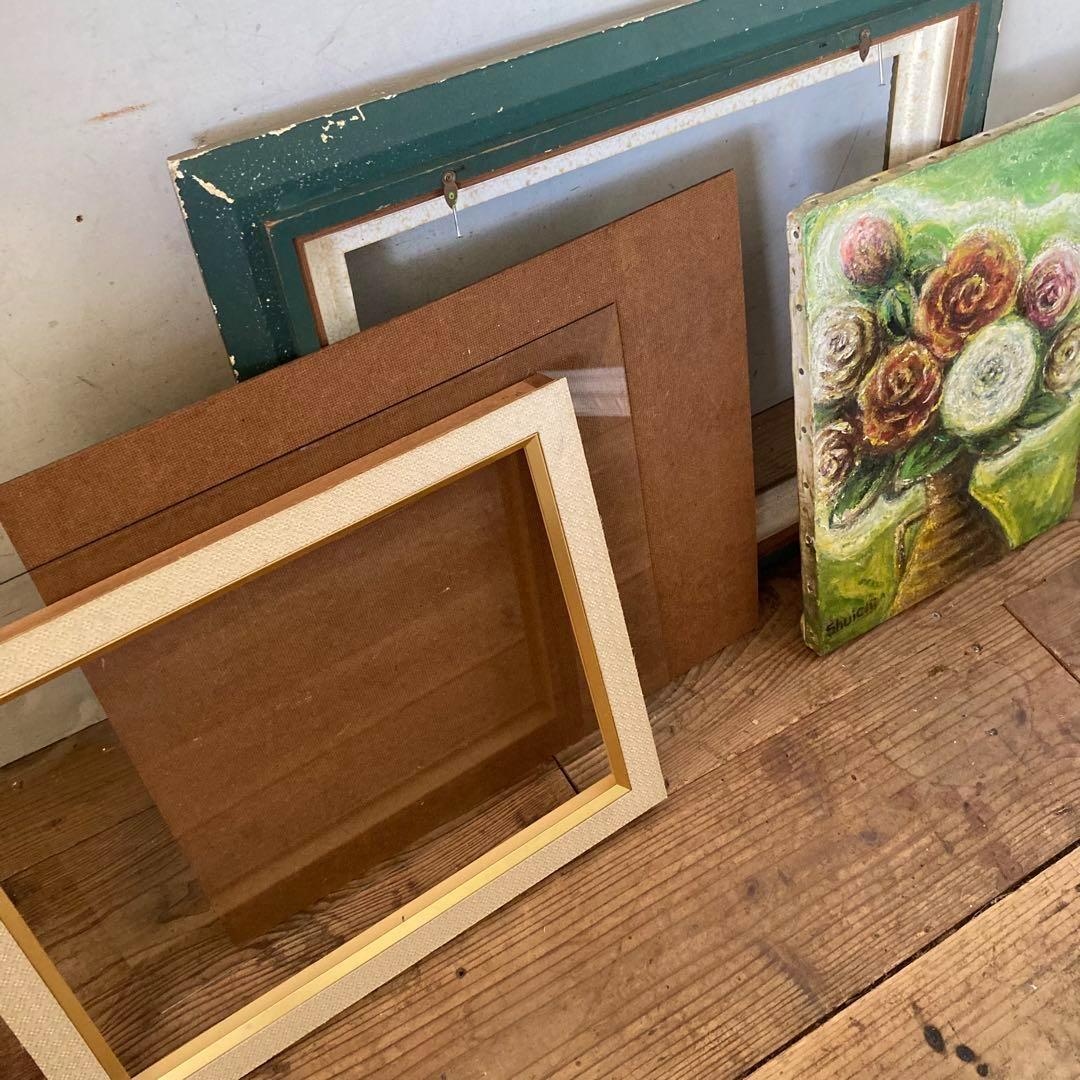 ヴィンテージ アンティーク 額縁 ゴールドフレーム ディスプレイ F6サイズ