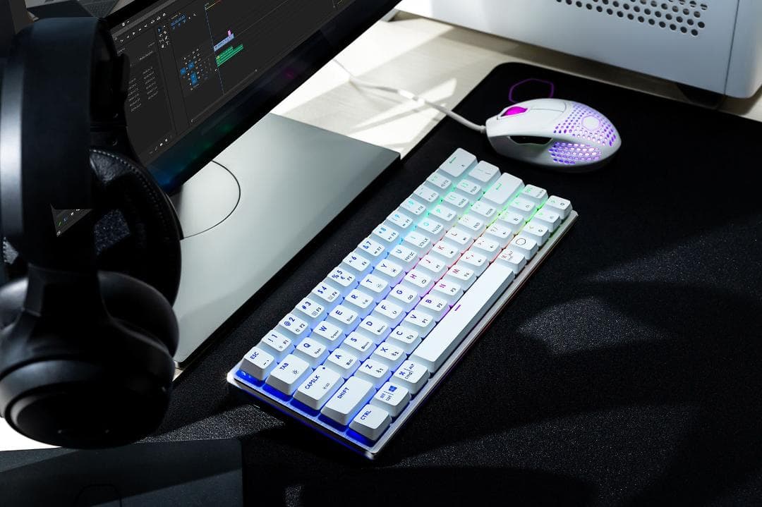 【新品】CoolerMaster SK622 White 無線 赤軸 メカニカル