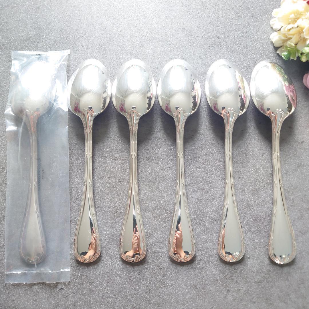 美品 クリストフル リュバン スタンダードスプーン 未開封含む 6点