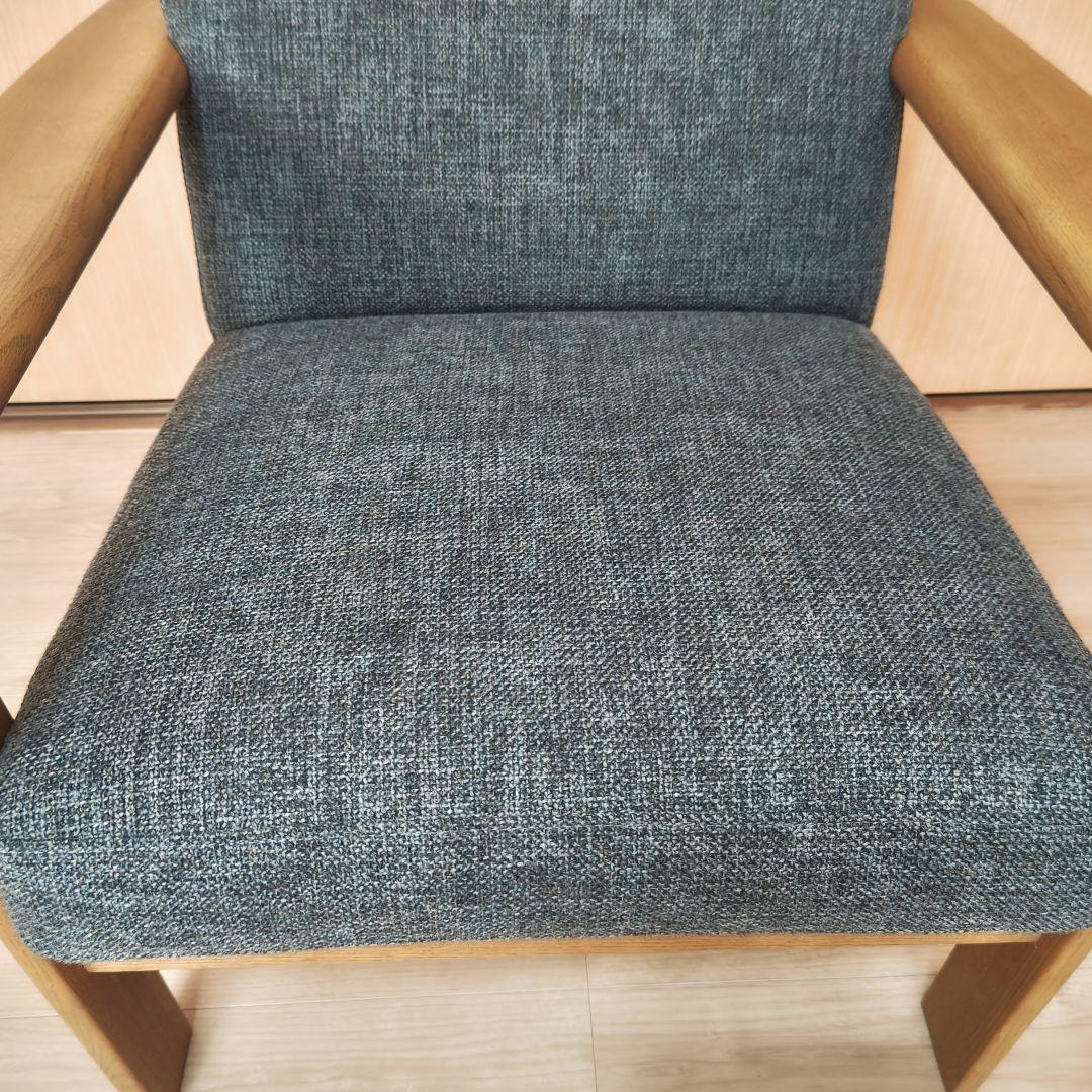 【美品】カリモク　チターノ W131シリーズ 1Pソファ