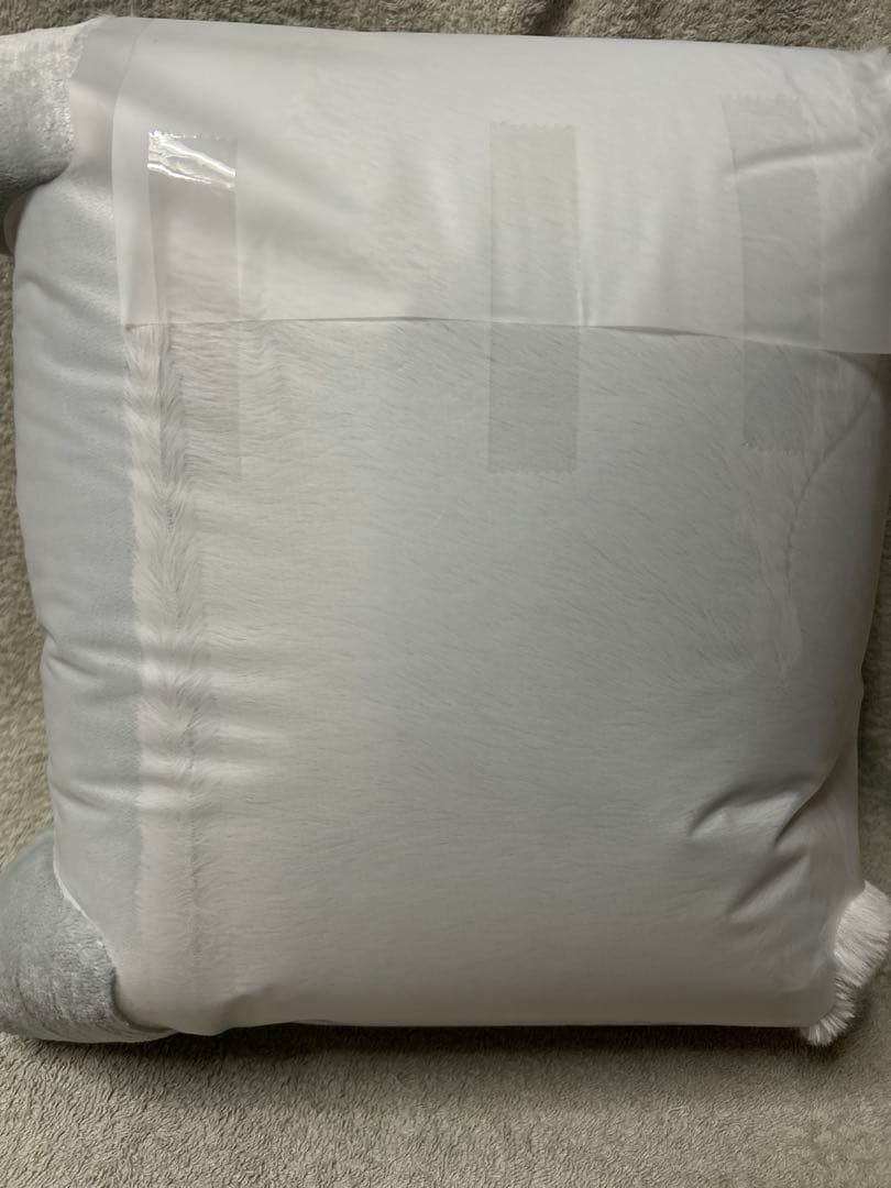 ニトリ　毛布　ダブル　ふわふわファータッチ　グレー　2点セット