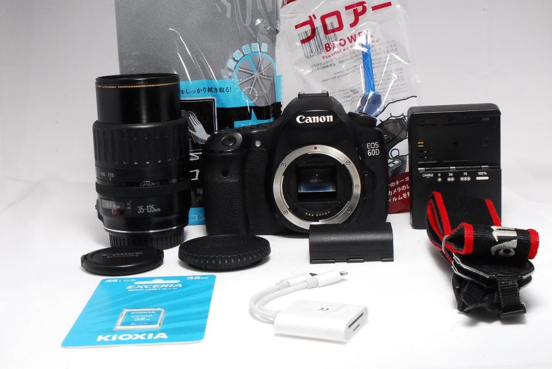 Canon EOS 60D + 35-135mm ｜他おまけ多数｜すぐ撮影可