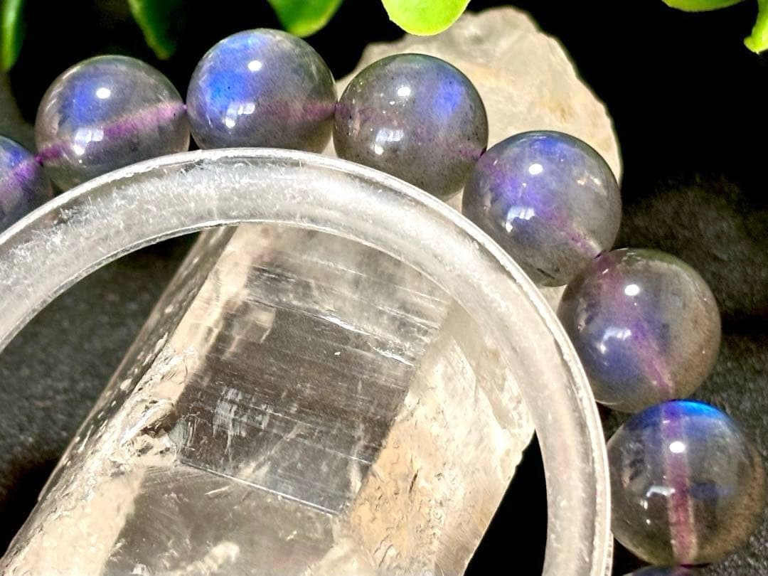 究極品質　超希少幻の色彩　神秘的な輝き　幻のロイヤルブルーラブラドライト　12㎜