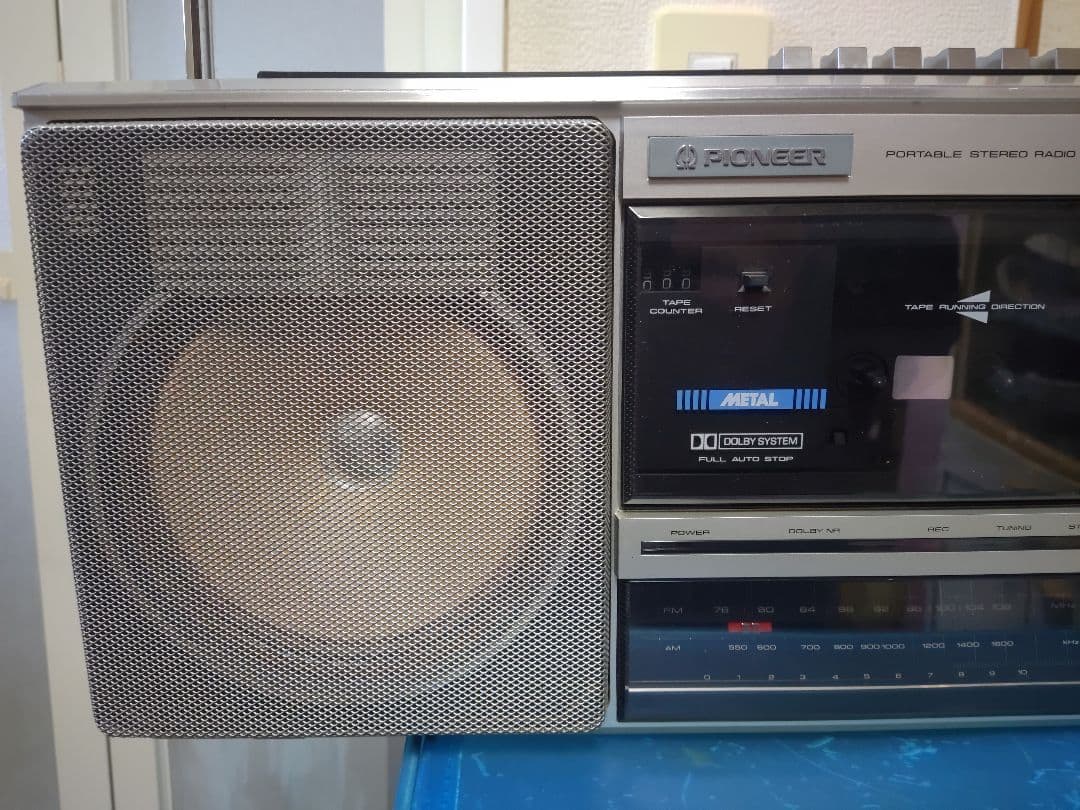 希少！バブル期　昭和レトロなラジカセ　パイオニア　ランナウェイSK-350整備品