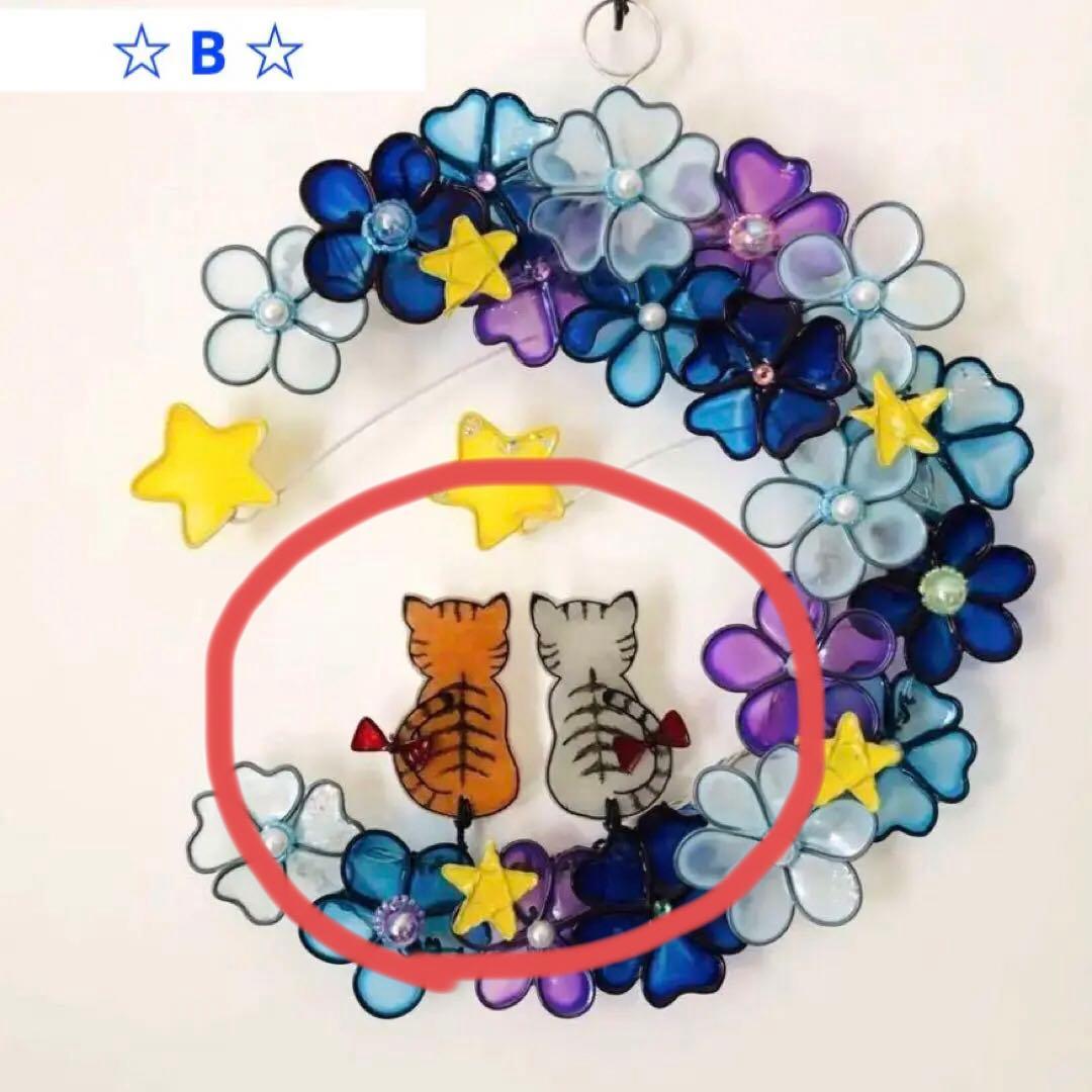 茉莉花　シマエナガとピンクのウェルカムリース　ワイヤークラフト