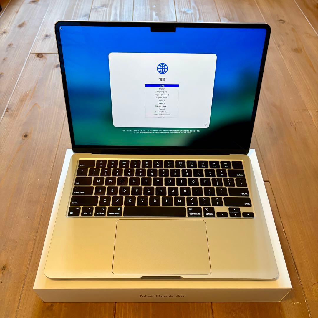 MacBook Air 13インチ M3 24GB 1TB シルバー USキー