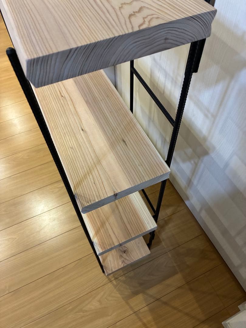 アイアン　オープンシェルフ　ラック　棚　折り畳み